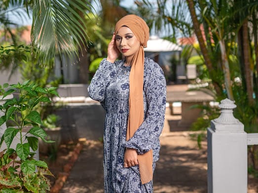 DROPPED TIER MAXI DRESS